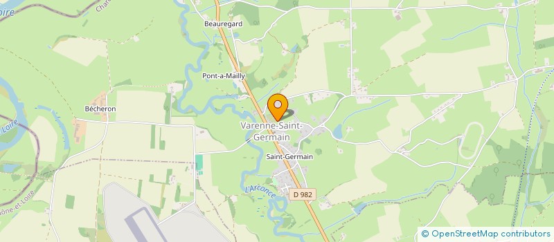 localisation de l'entreprise SCI LE HAUT DU PEU  VARENNE-SAINT-GERMAIN