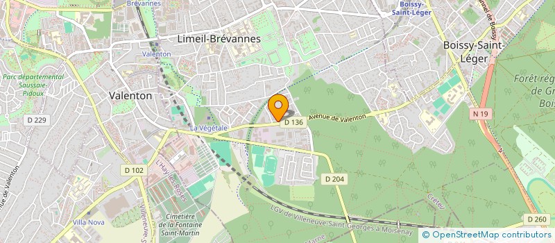 localisation de l'entreprise SCI LE HAUT GAGNY à LIMEIL-BREVANNES