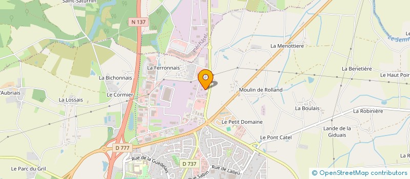 localisation de l'entreprise SCI LE HAUT GAILLARD  BAIN-DE-BRETAGNE