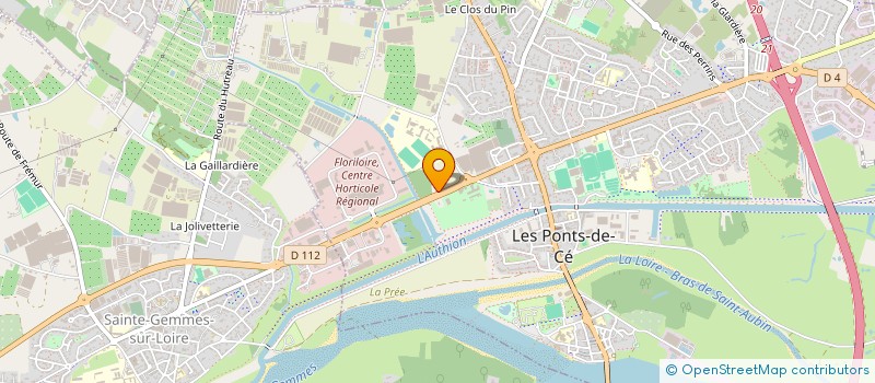 localisation de l'entreprise SCI LE HAUT GILET  LES PONTS-DE-CE