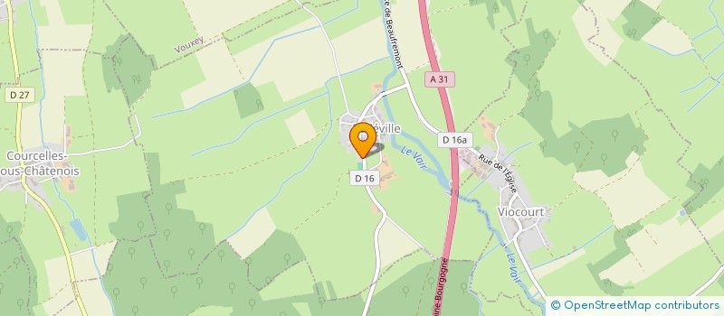 localisation de l'entreprise SCI LE HAUT LOUP  BALLEVILLE