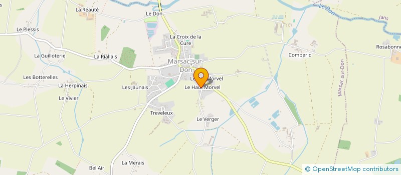 localisation de l'entreprise SCI LE HAUT MORVEL  MARSAC-SUR-DON