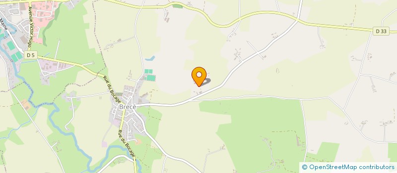 localisation de l'entreprise SCI LE HAUT TERTRE  BRECE