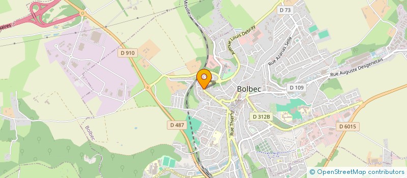 localisation de l'entreprise SCI LE HAVRE DAUPHINE  BOLBEC