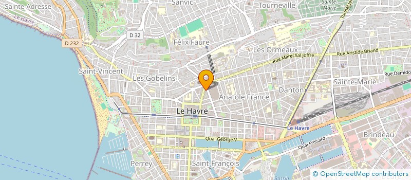 localisation de l'entreprise SCI LE HAVRE RENE COTY  LE HAVRE