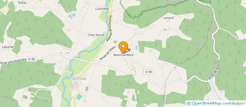 localisation de l'entreprise SCI LE HAY  QUINSAC