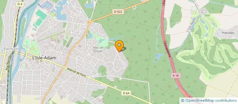 localisation de l'entreprise SCI LE HEDA  L'ISLE-ADAM