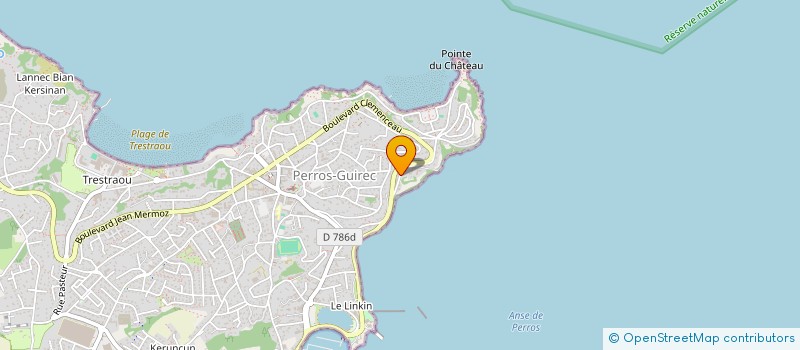 localisation de l'entreprise SCI LE HEDRAOU  PERROS-GUIREC