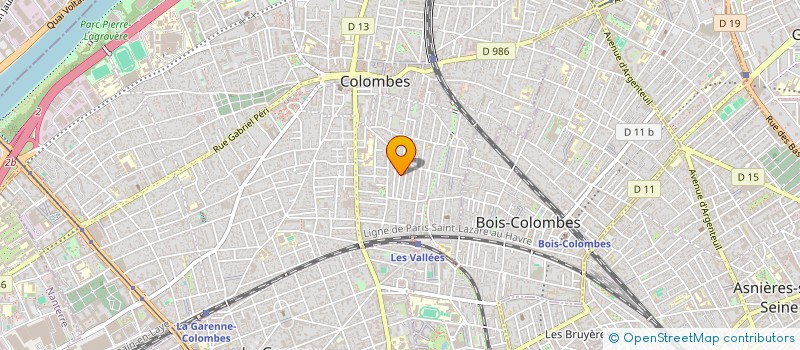 localisation de l'entreprise SCI LE HELP à COLOMBES