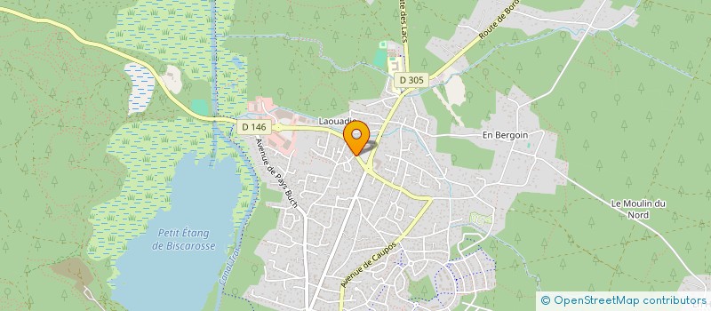 localisation de l'entreprise SCI LE HERISSON  BISCARROSSE