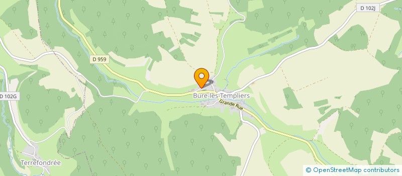 localisation de l'entreprise SCI LE HERISSON  BURE-LES-TEMPLIERS