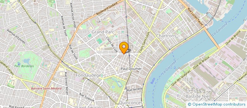 localisation de l'entreprise SCI LE HERON  BORDEAUX