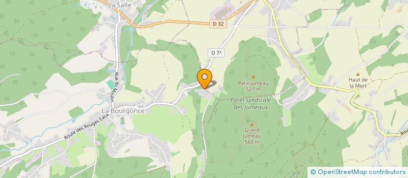 localisation de l'entreprise SCI LE HERON  LA BOURGONCE