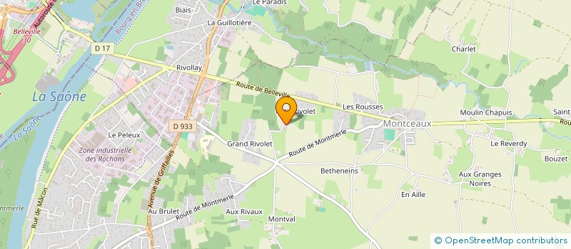 localisation de l'entreprise SCI LE HERON  MONTCEAUX