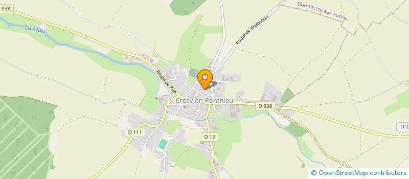 localisation de l'entreprise SCI LE HETRE ROUGE  CRECY-EN-PONTHIEU