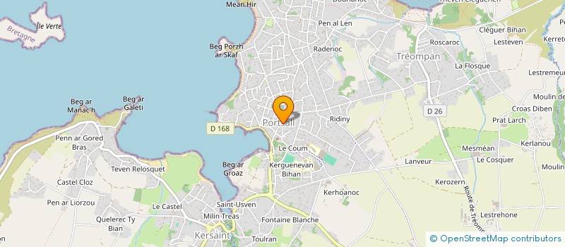 localisation de l'entreprise SCI LE HIR  PLOUDALMEZEAU