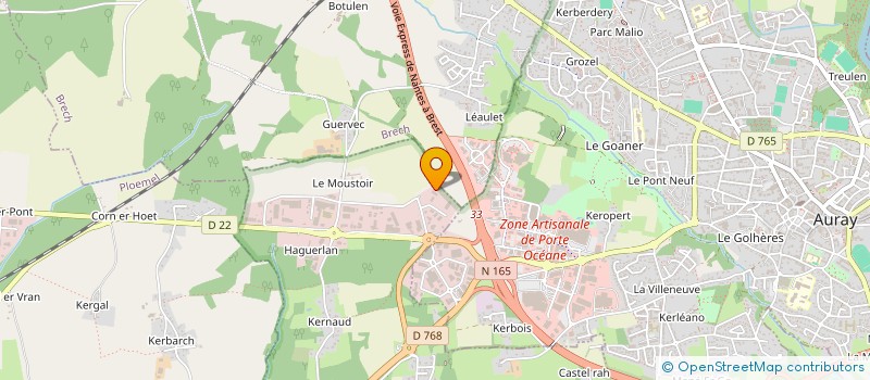 localisation de l'entreprise SCI LE HIREZ  LA TRINITE-SUR-MER