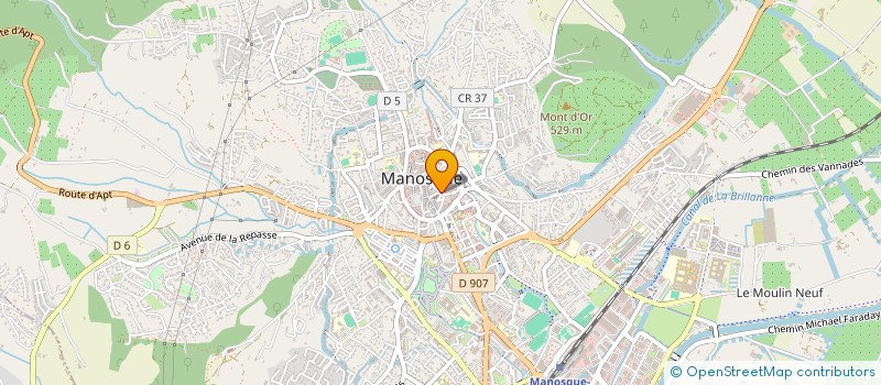 localisation de l'entreprise SCI LE HOANG  MANOSQUE