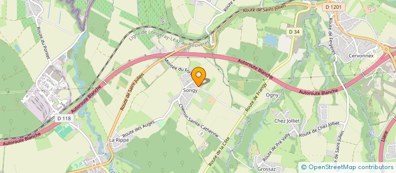 localisation de l'entreprise SCI LE HOGGAR  VIRY