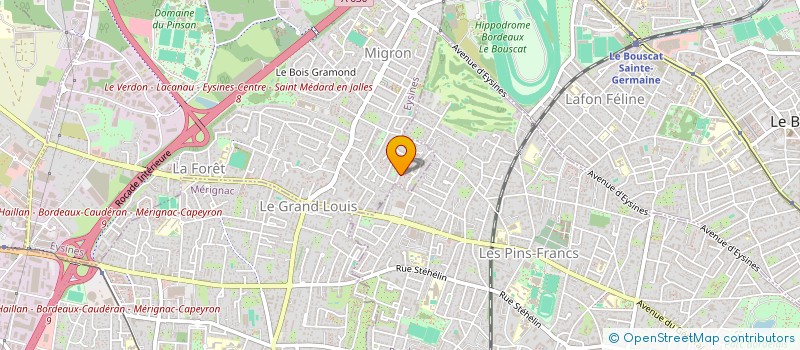 localisation de l'entreprise SCI LE HOME  EYSINES