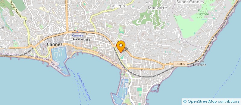 localisation de l'entreprise SCI LE HOME B TEXAS à CANNES