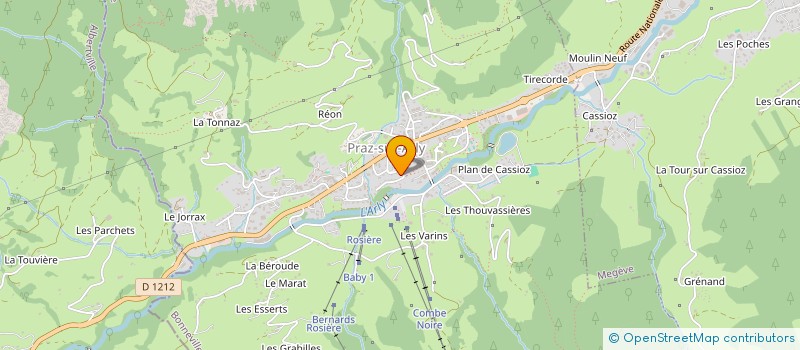 localisation de l'entreprise SCI LE HORDON  PRAZ-SUR-ARLY