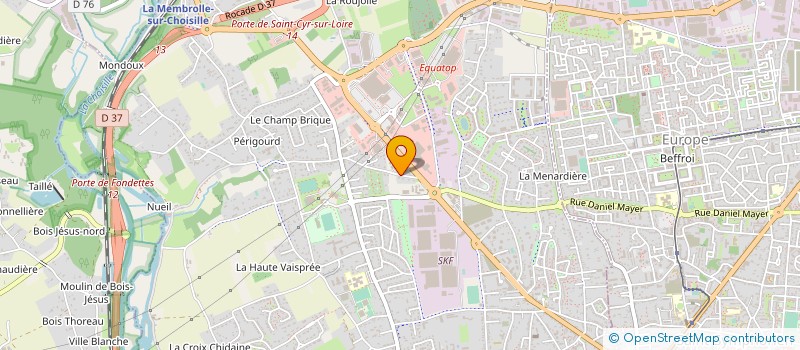 localisation de l'entreprise SCI LE HOUDEAU  SAINT-CYR-SUR-LOIRE