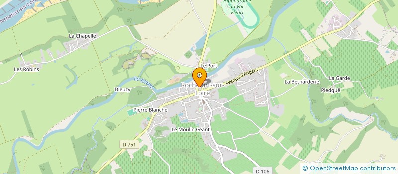 localisation de l'entreprise SCI LE HOUSSETTERIE  ROCHEFORT-SUR-LOIRE