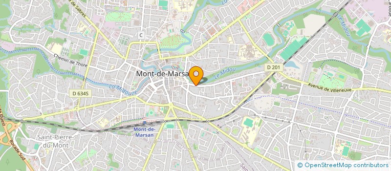 localisation de l'entreprise SCI LE HUIT à MONT-DE-MARSAN