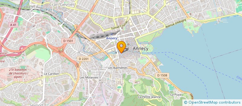 localisation de l'entreprise SCI LE HUIT à ANNECY