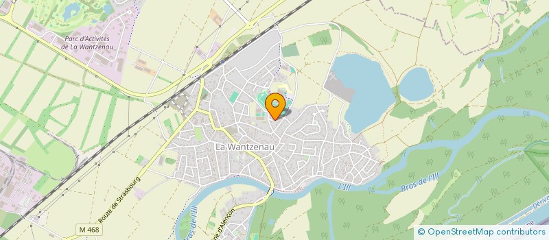 localisation de l'entreprise SCI LE HUIT  LA WANTZENAU