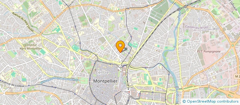 localisation de l'entreprise SCI LE HUSSARD SUR LE MUR à MONTPELLIER
