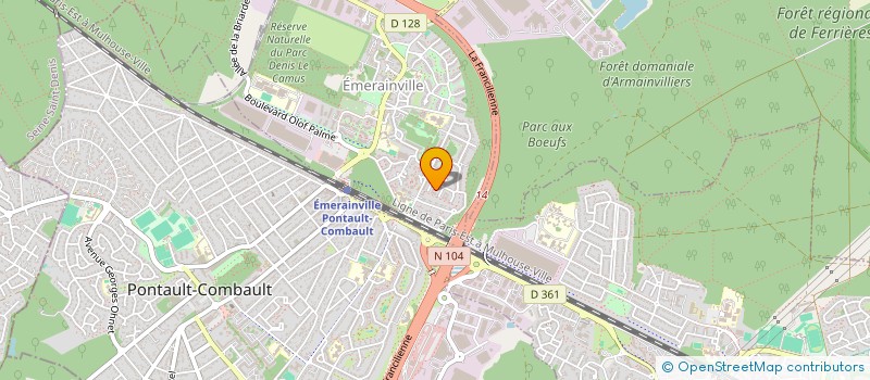 localisation de l'entreprise SCI LE HUYAUME  EMERAINVILLE