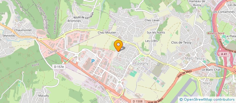 localisation de l'entreprise SCI  LE JADE  LA BALME-DE-SILLINGY