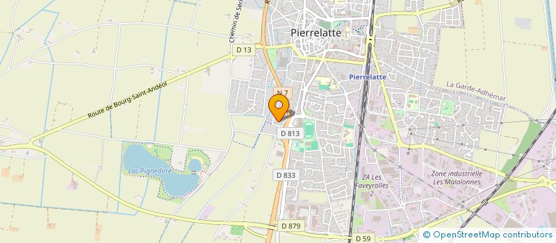 localisation de l'entreprise SCI LE JAGUAR à PIERRELATTE