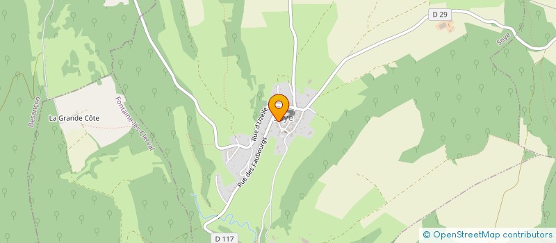 localisation de l'entreprise SCI LE JALAN  SOYE