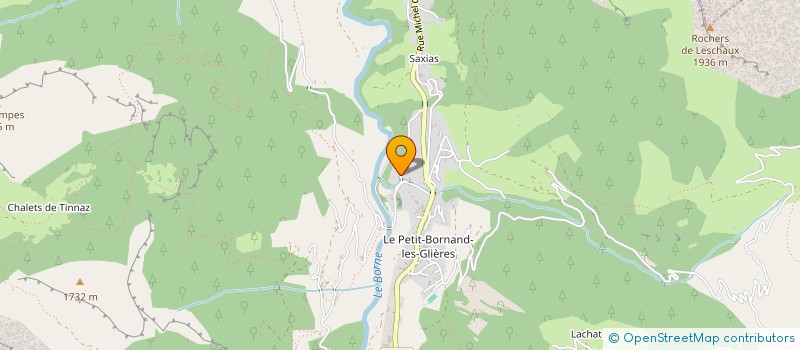 localisation de l'entreprise SCI LE JALANDRE  GLIERES-VAL-DE-BORNE
