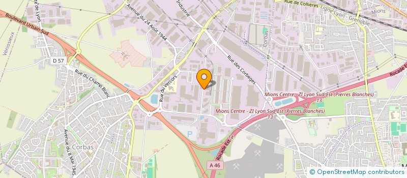 localisation de l'entreprise SCI LE JANA à CORBAS