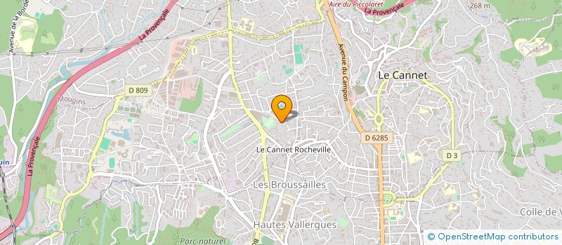 localisation de l'entreprise SCI LE JANUS à LE CANNET
