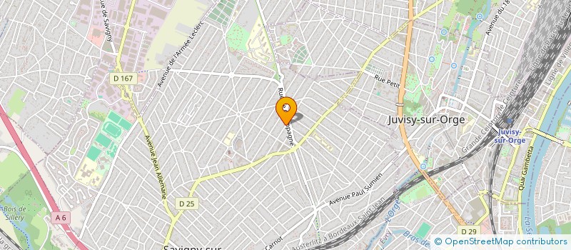 localisation de l'entreprise SCI LE JAQUET à SAVIGNY-SUR-ORGE