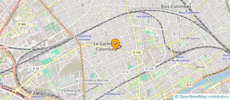 localisation de l'entreprise SCI LE JARDIN  LA GARENNE-COLOMBES