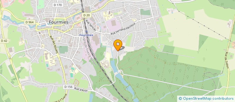 localisation de l'entreprise SCI LE JARDIN  FOURMIES