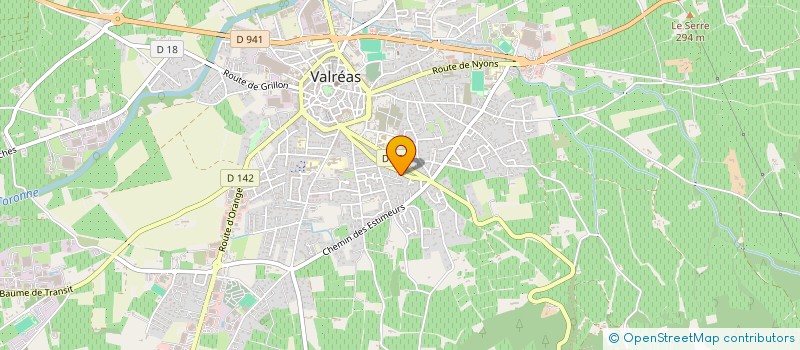 localisation de l'entreprise SCI LE JARDIN à VALREAS