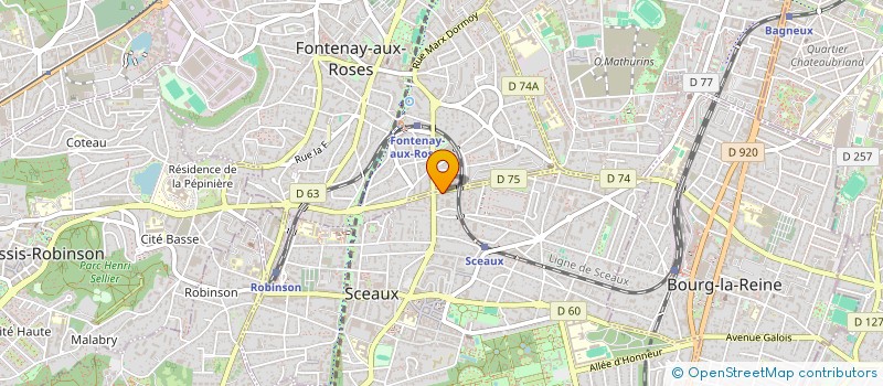 localisation de l'entreprise SCI LE JARDIN à SCEAUX