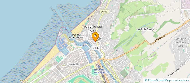 localisation de l'entreprise SCI LE JARDIN à TROUVILLE-SUR-MER