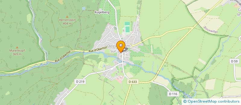 localisation de l'entreprise SCI LE JARDIN  DOSSENHEIM-SUR-ZINSEL