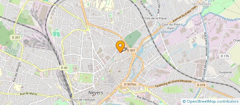 localisation de l'entreprise SCI LE JARDIN à NEVERS