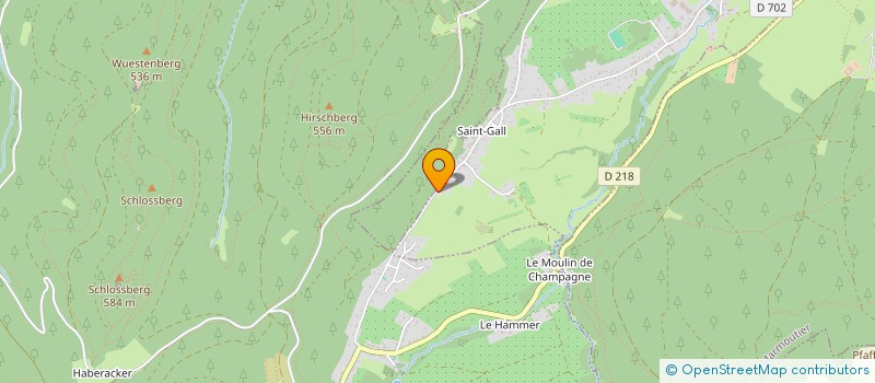 localisation de l'entreprise SCI LE JARDIN AUX ANIMAUX  THAL-MARMOUTIER