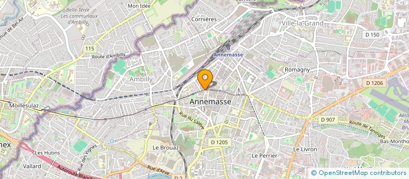 localisation de l'entreprise SCI LE JARDIN D' AMBILLY à ANNEMASSE