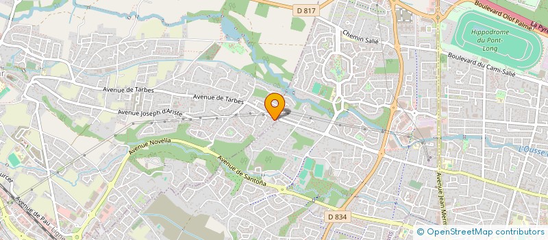 localisation de l'entreprise SCI LE JARDIN D'ARNAGA  LESCAR